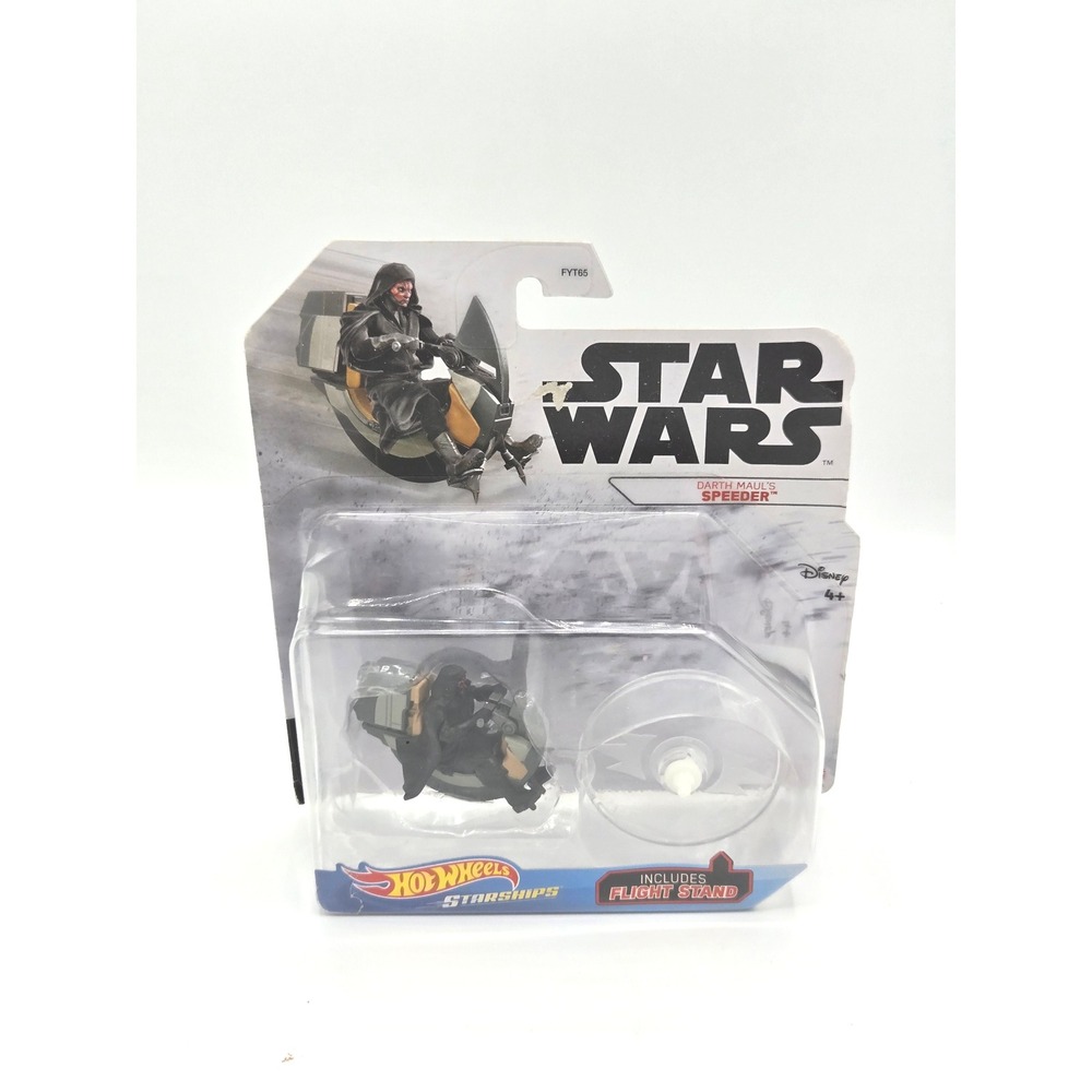 Hot Wheels Star Wars Darth Maul Speeder‎ Vehicle with Flight Stand